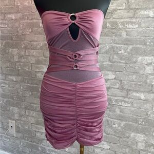 Outcast - MAJA MINI DRESS BLUSH